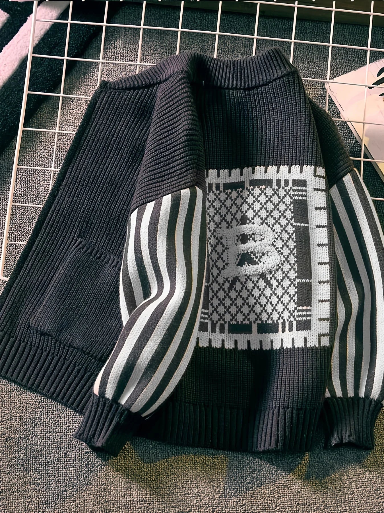 Charlie Children's Knitted Cardigan Sweater