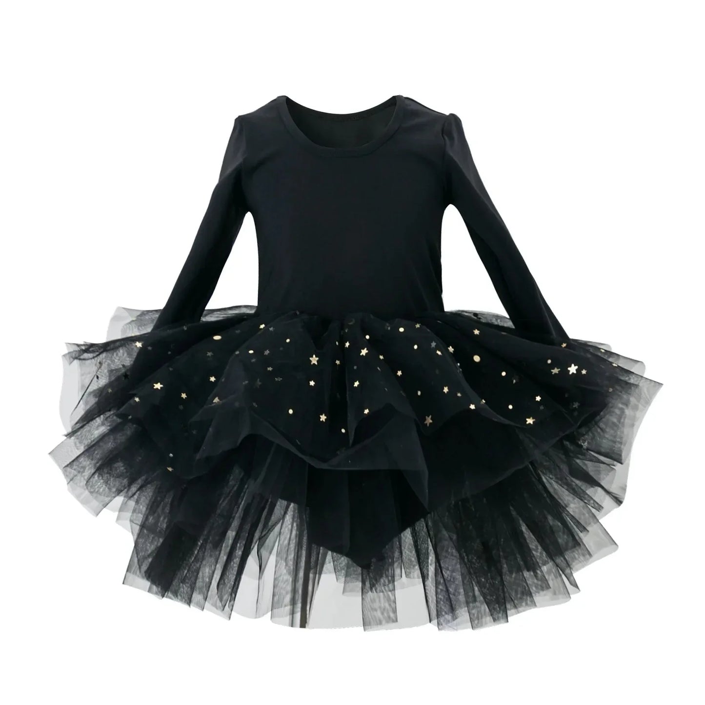 Baby Girl Princess Tutu Dress Long Sleeve Infant Toddler  Ballet Dress