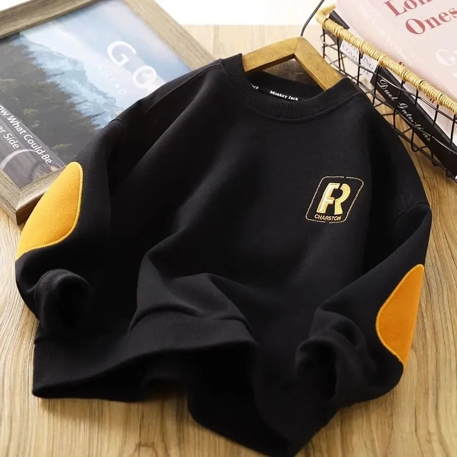 David Pullover For Teenagers Letter Printed Sweater - GuGuTon baby store - Baby Fashion - Toddlers Outfits - Babies Outfits - Toddler Clothes - Kids Clothing - Newborn Clothes - Newborn Wear - Kids Wear - Trending Clothes - Trending Outfits - Fall Fashion - Winter Fashion - Girls Clothes - Boys Clothes - Babies Wear - Kids Accessories - KidsWear - Summer Clothes - Summer Fashion - Summer Trend - Falls Sweaters - Tops - Bottom - Jeans - Blouse - Dresses - Newborn Dresses - Toys