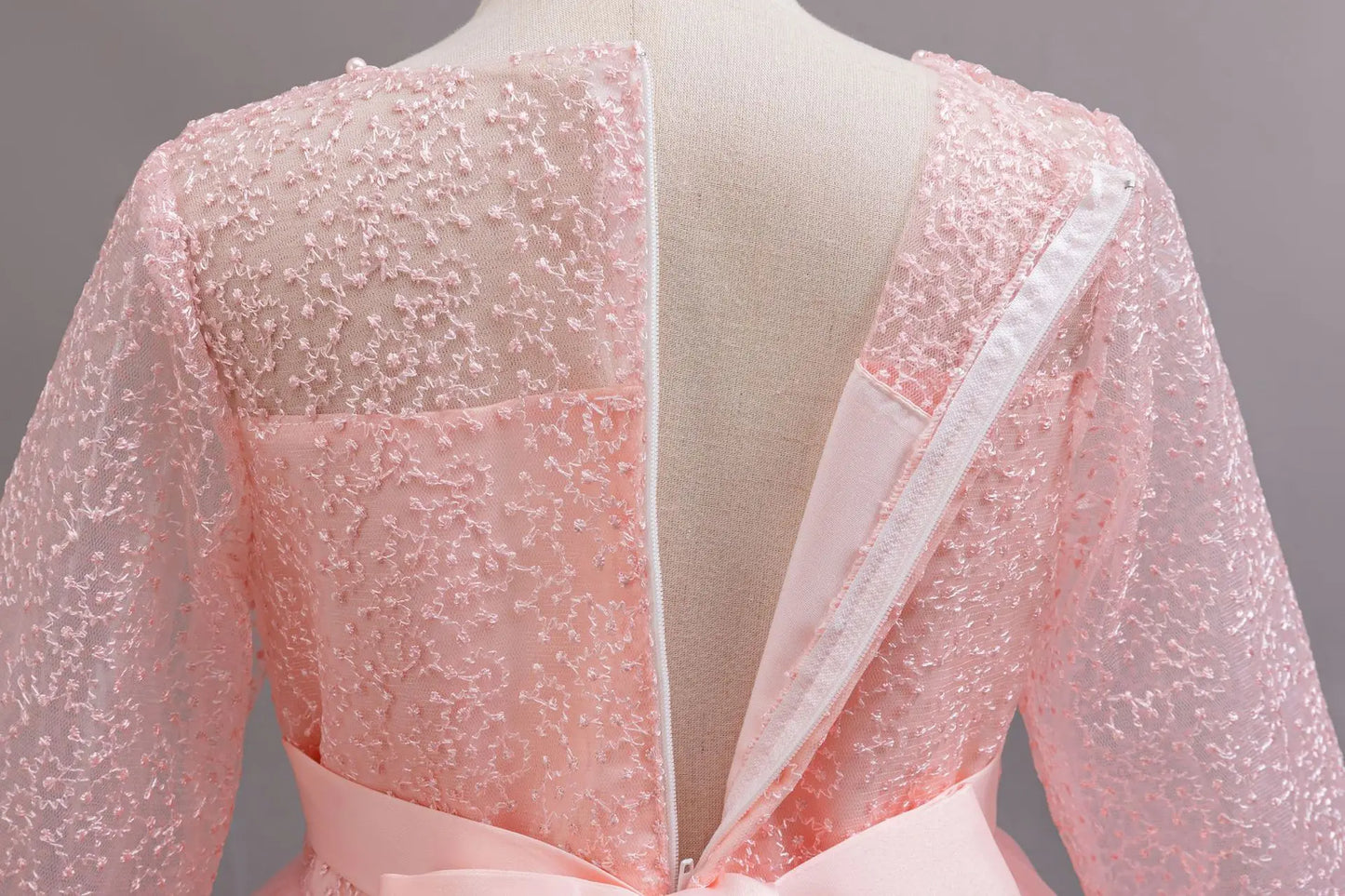 New Girl Wedding Dress White Long Lace Princess Dress