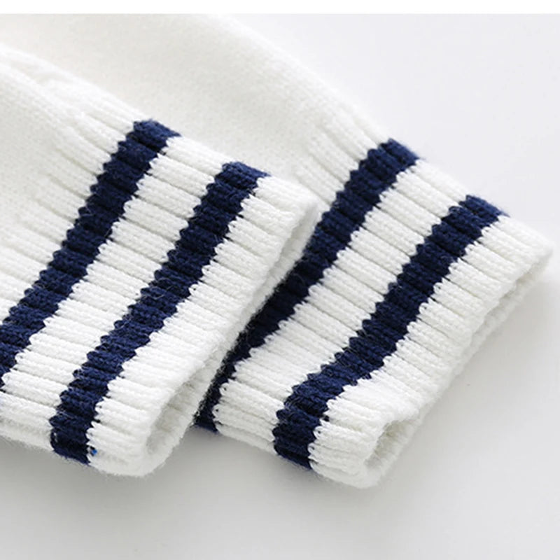 Jose V-Neck Baby Knitted Sweater