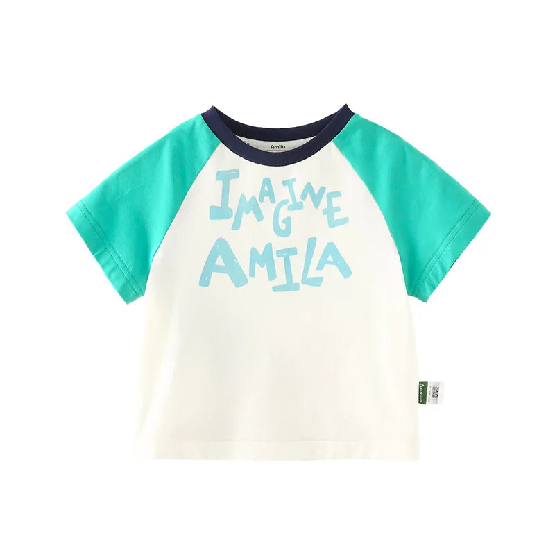 Renato Patchwork Color Contrast Tees - GuGuTon baby store - Baby Fashion - Toddlers Outfits - Babies Outfits - Toddler Clothes - Kids Clothing - Newborn Clothes - Newborn Wear - Kids Wear - Trending Clothes - Trending Outfits - Fall Fashion - Winter Fashion - Girls Clothes - Boys Clothes - Babies Wear - Kids Accessories - KidsWear - Summer Clothes - Summer Fashion - Summer Trend - Falls Sweaters - Tops - Bottom - Jeans - Blouse - Dresses - Newborn Dresses - Toys