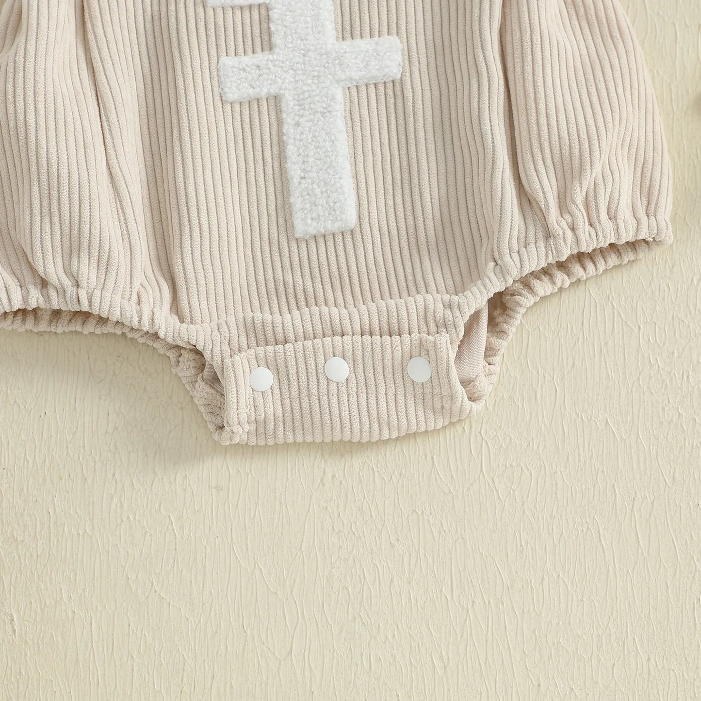 Football Embroidery Bodysuit Set