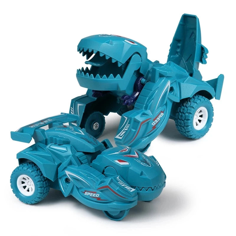 2 IN 1 Dinosaur Deformation Car Model Toy For Boys