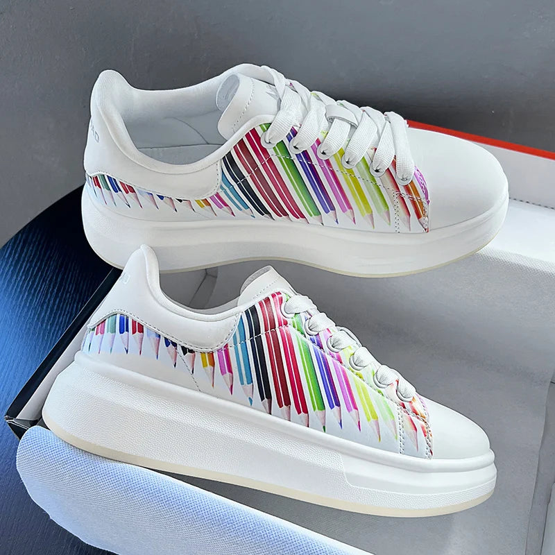 Darius Men Thick Soled Casual Sneakers for Daily Wear