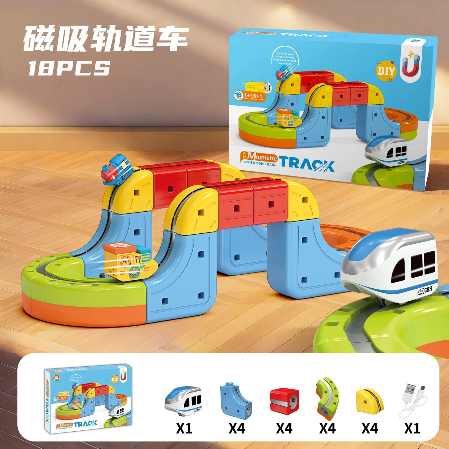 Sell Well Children'S Anti-Gravity Magnetic Attraction Track Train