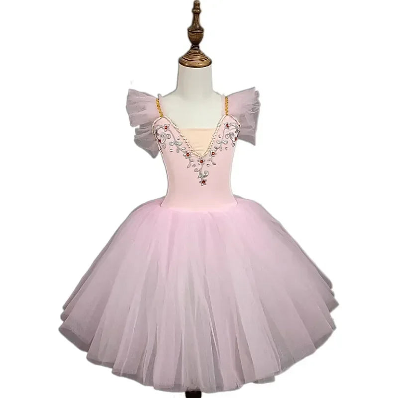 Norma Summer Ballet Dress for Girls - Kids Dance Tutu Outfit