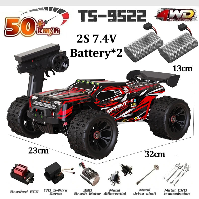 Professional Racing Car 85 Km/h 4WD Brushless Remote Control
