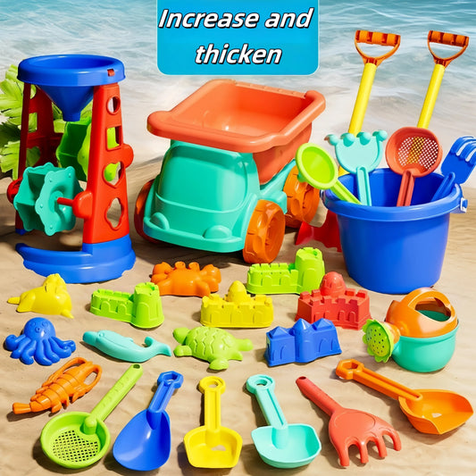 Children's Beach Toy Set Suitable for Boys and Girls to Play Outdoors with Sand, Summer Gardening, Digging Toys