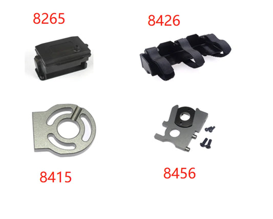 Rc Car Accessories 1/8 ZD Racing Parts 8265 Receiver BOX 8426 Battery Box 8415 Motor Mount 8456 Aluminium Motor Mount