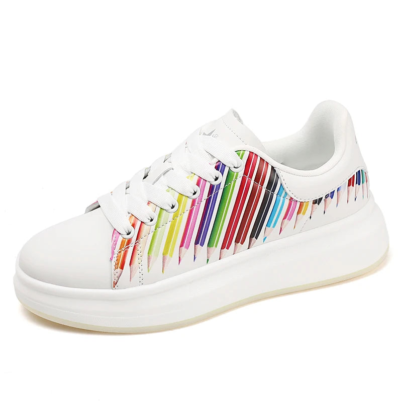 Darius Men Thick Soled Casual Sneakers for Daily Wear