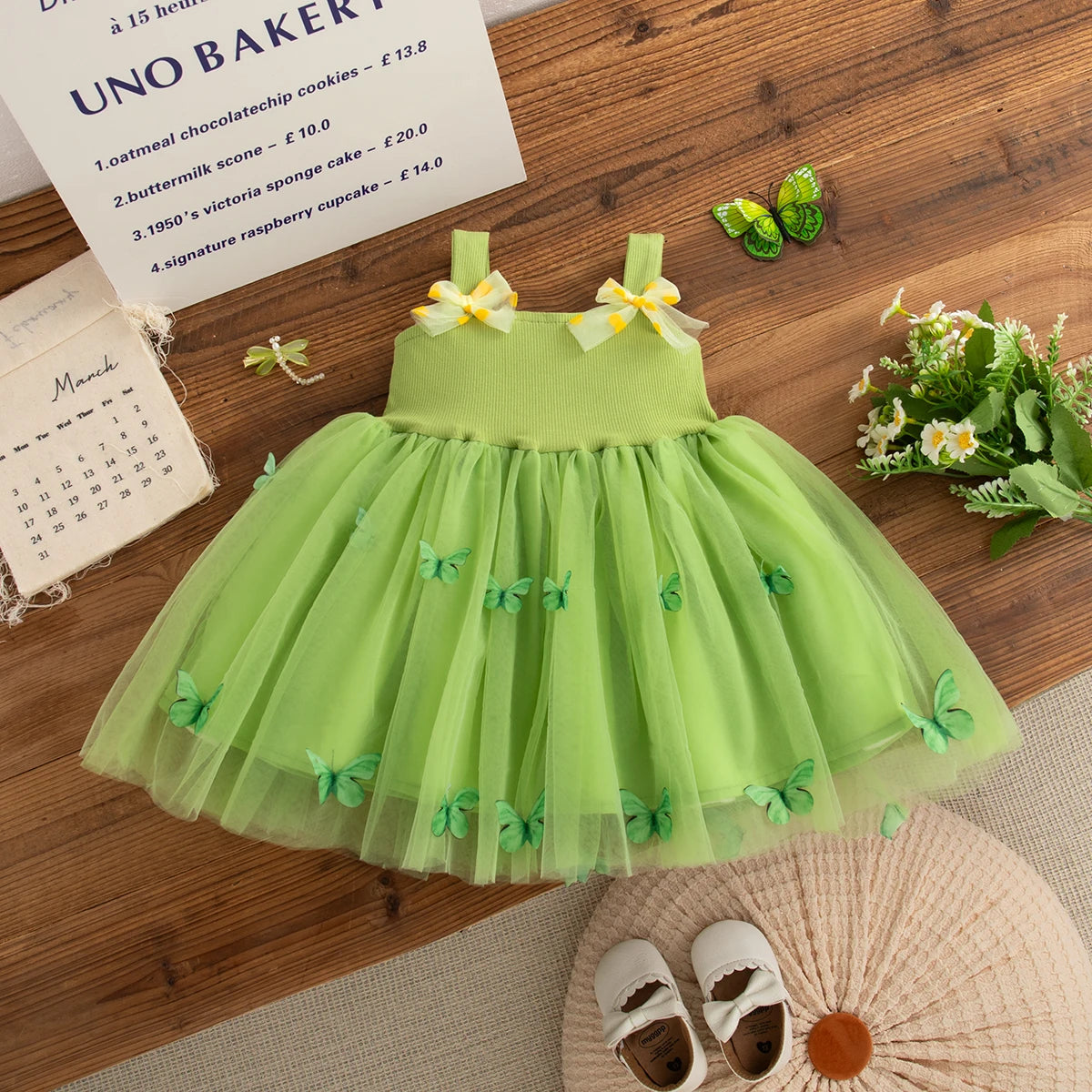 Summer New Baby Clothes Girl Floral Patterns And Bows Halter Puffy Girl Dress