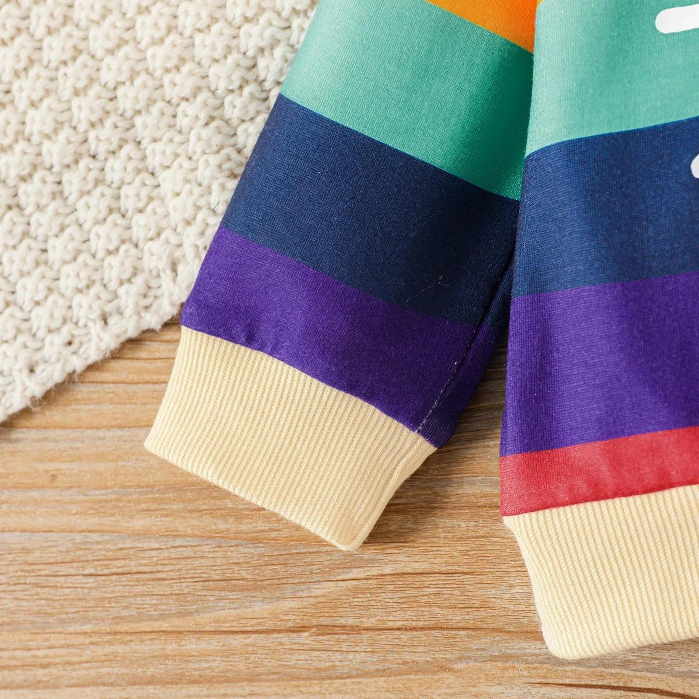 Osvaldo Rainbow Colorblock Long-sleeve Sweater