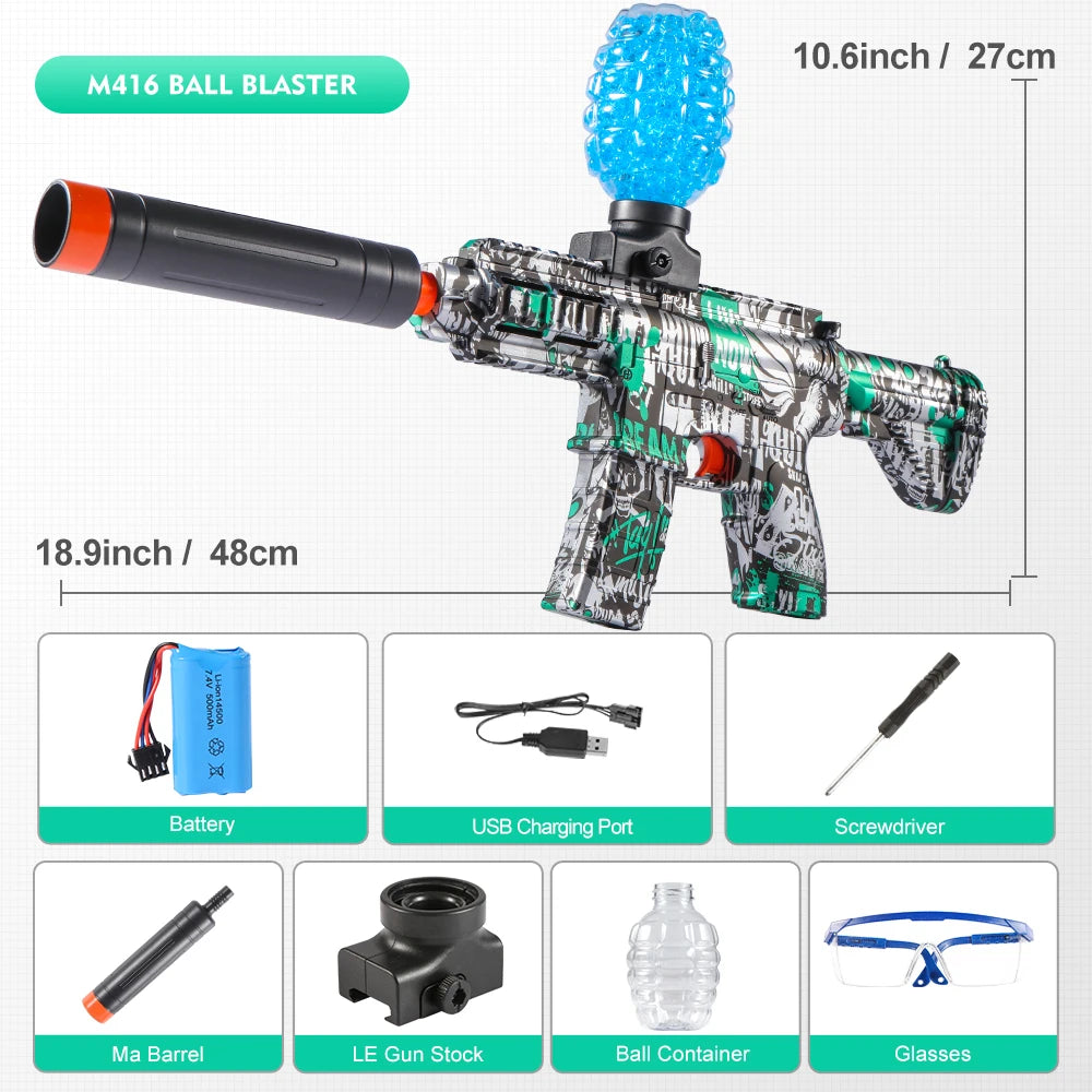 M416 Electric Ball Blaster for High-Speed Play