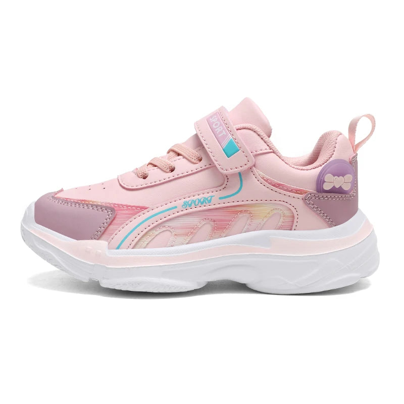 Fashion Children's Shoes Sneakers Girls Comfortable Sneakers Outdoor Non-Slip Running Shoes Tennis Shoes Light Casual Shoes