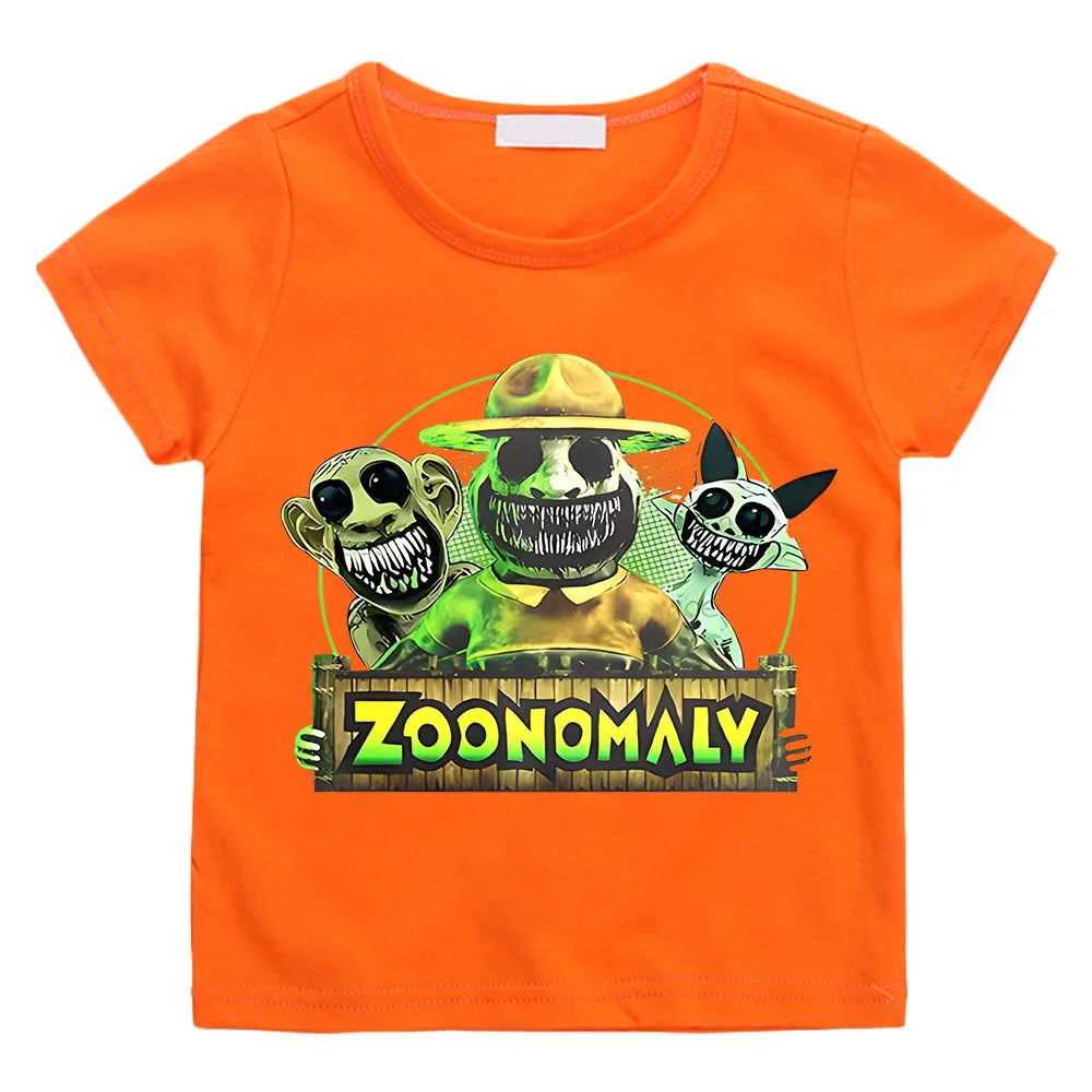 David Game Zoonomaly Cartoon Clothes Cotton Tees - GuGuTon baby store - Baby Fashion - Toddlers Outfits - Babies Outfits - Toddler Clothes - Kids Clothing - Newborn Clothes - Newborn Wear - Kids Wear - Trending Clothes - Trending Outfits - Fall Fashion - Winter Fashion - Girls Clothes - Boys Clothes - Babies Wear - Kids Accessories - KidsWear - Summer Clothes - Summer Fashion - Summer Trend - Falls Sweaters - Tops - Bottom - Jeans - Blouse - Dresses - Newborn Dresses - Toys