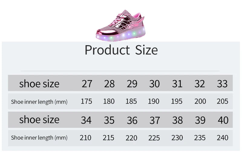 Dual-Use Sneakers Roller Shoes for Kids