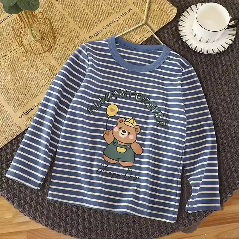Kids Cartoon Long-sleeve Tops - Isa Collection