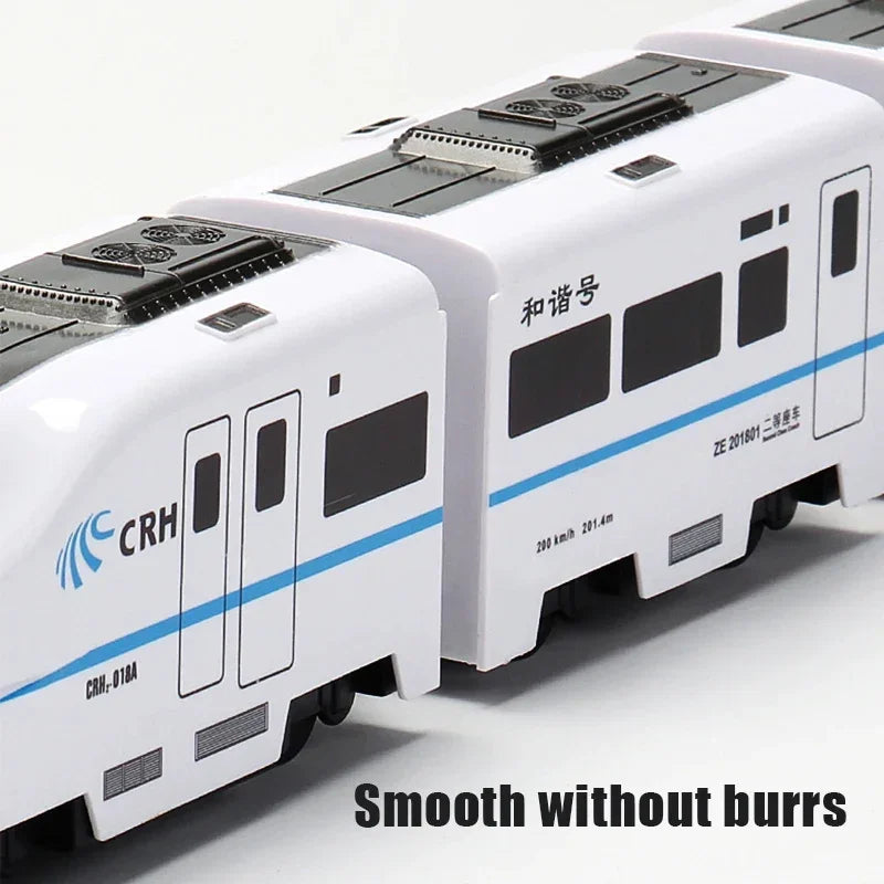Kids Simulation High-speed Railway  Sound Light Train Toys
