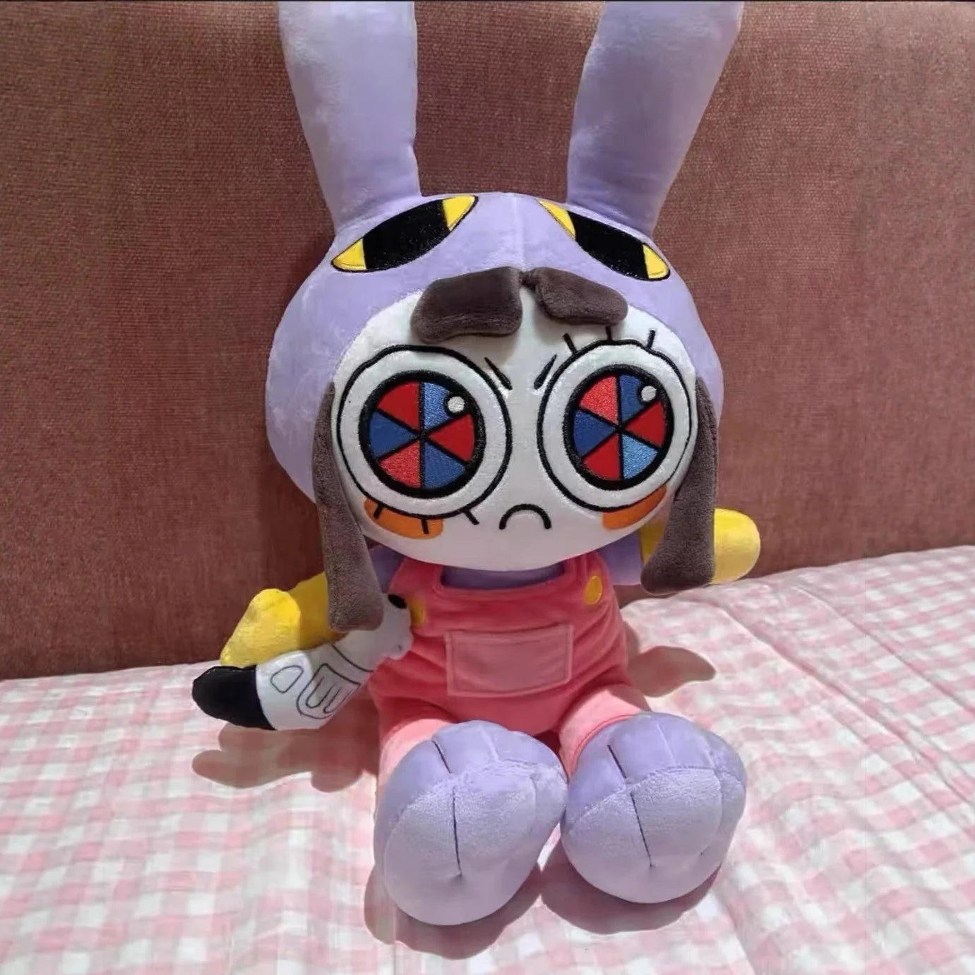 25cm Maid Jax Plush Toy Stuffed Rabbit Doll Soft Cuddly Character For Girls Room Birthday Gift Decor