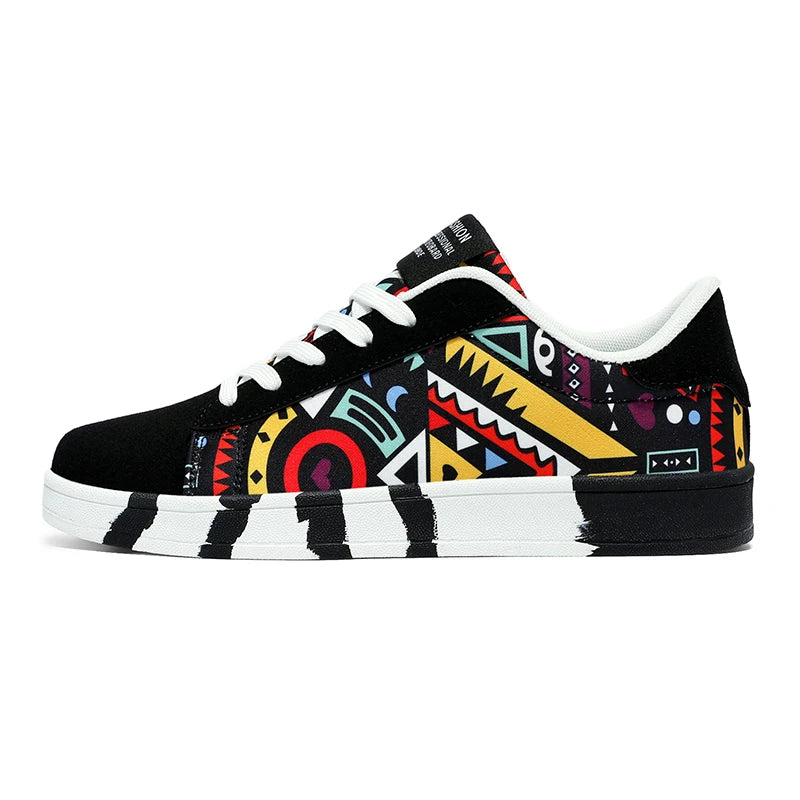 YRZL Skateboard Shoes Men Canvas Sneakers Casual Breathable Walking Shoes