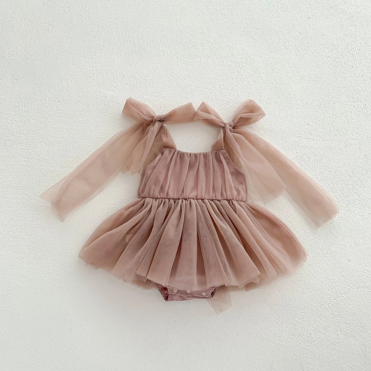 Summer Baby Romper Set Lace Polka Dots Toddler Princess Dress