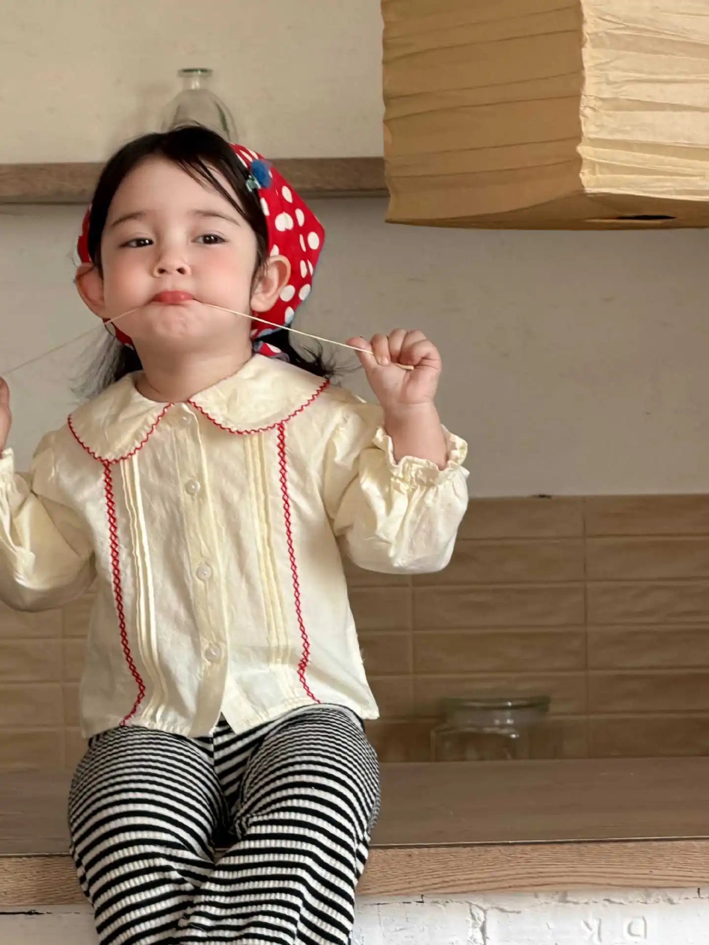 Miguelina Long Sleeve Solid Cute Tops