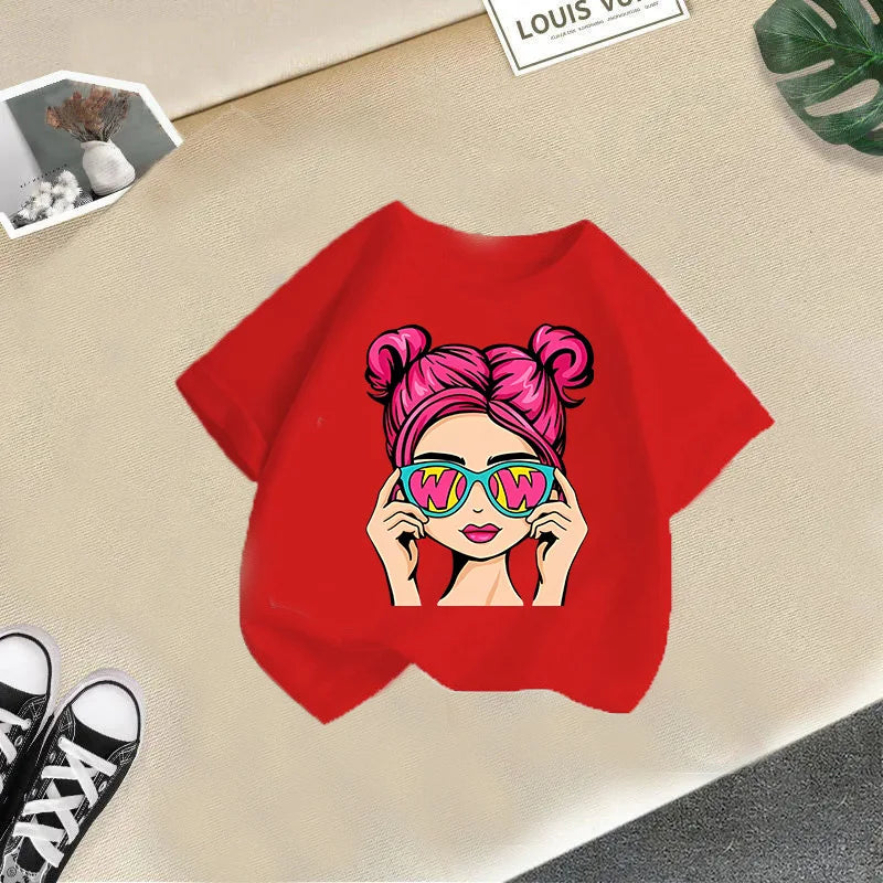 Sophia Summer Children's Sleeved Girls Casual Tops Boys - GuGuTon baby store - Baby Fashion - Toddlers Outfits - Babies Outfits - Toddler Clothes - Kids Clothing - Newborn Clothes - Newborn Wear - Kids Wear - Trending Clothes - Trending Outfits - Fall Fashion - Winter Fashion - Girls Clothes - Boys Clothes - Babies Wear - Kids Accessories - KidsWear - Summer Clothes - Summer Fashion - Summer Trend - Falls Sweaters - Tops - Bottom - Jeans - Blouse - Dresses - Newborn Dresses - Toys