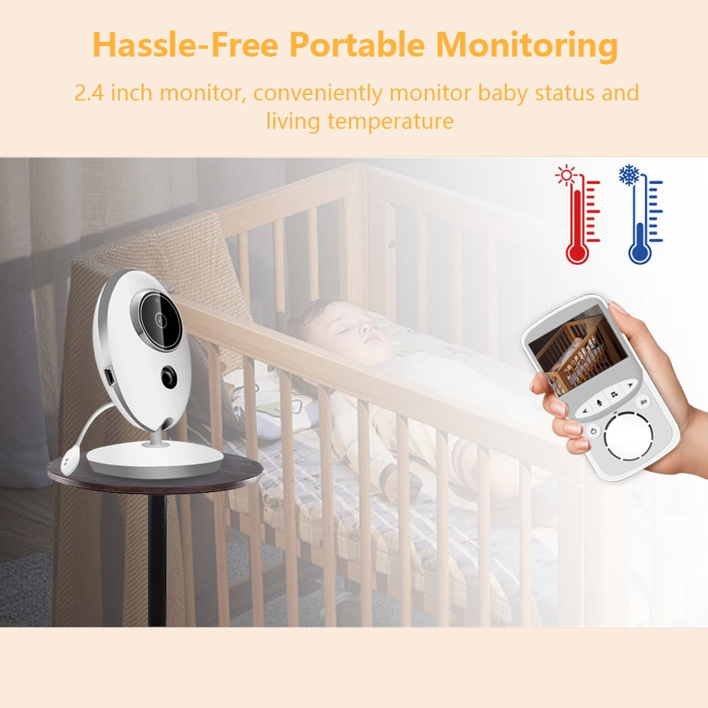 Baby Camera With Monitor Baba Portable LCD video Intercom Electronic - GuGuTon