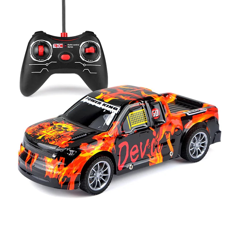 Children'S Remote Control Car, Electric Toy Car, Four-Way Wireless 1:18 Simulation Model, Racing Car, Gift Stall, Street Vendor