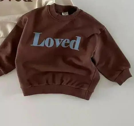 Maddox Long Sleeve Sweatshirt Boys Girls Cotton Loose Pullover