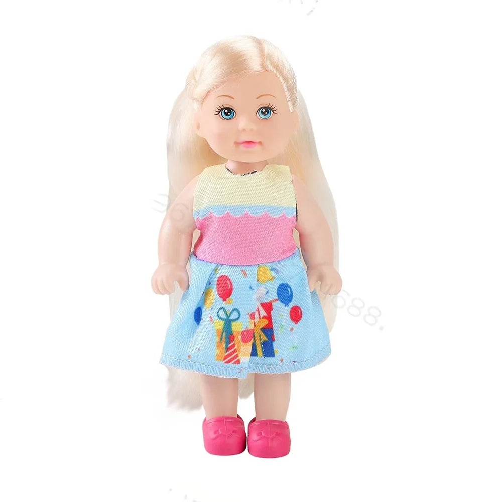 Multi style set with optional mini baby palm dolls, girl player toys, gifts