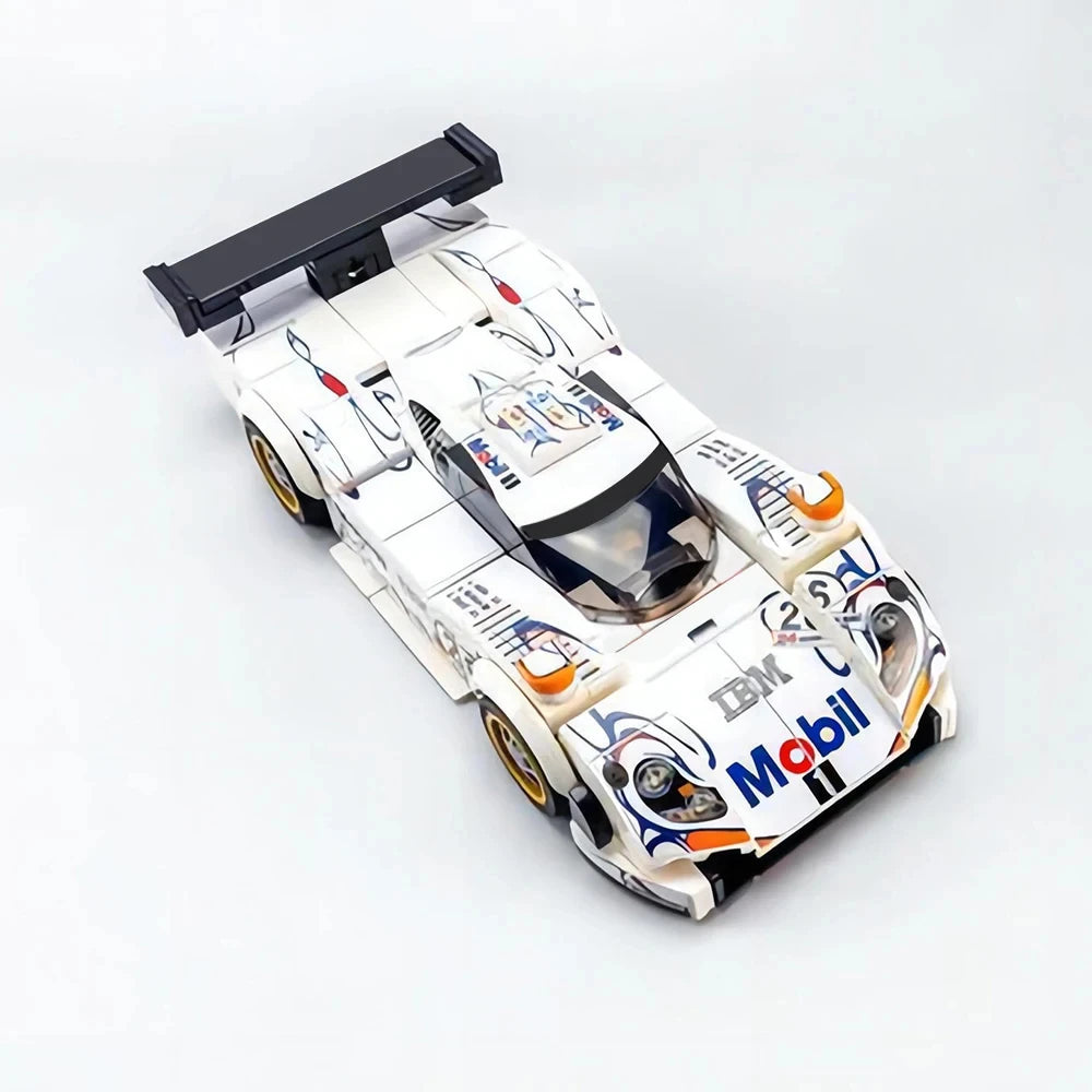 MOC Racing Series Third Generation 98 Model Le Mans 24 Hours Endurance Race DIY Assembly Building Blocks Children's Toy Boy Gift