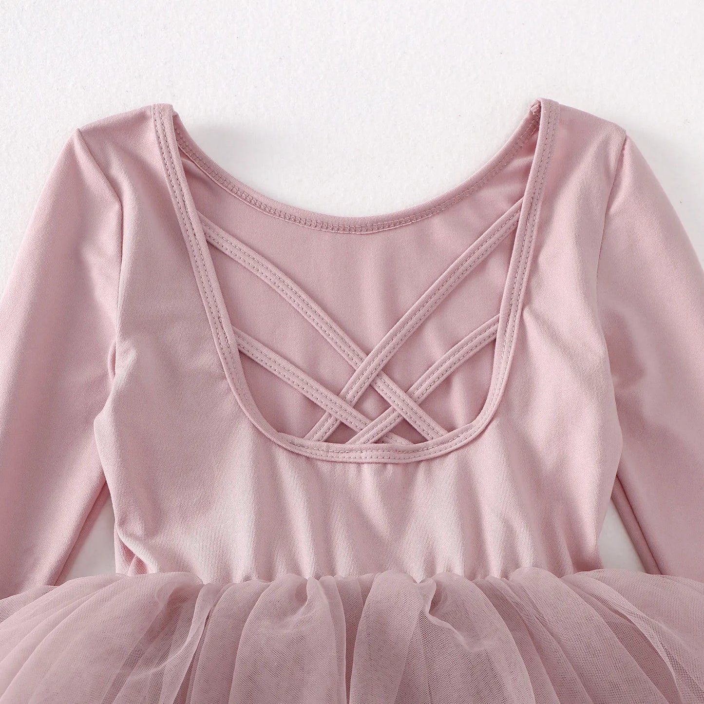 Baby Girl Princess Tutu Dress Long Sleeves Ballet Dress