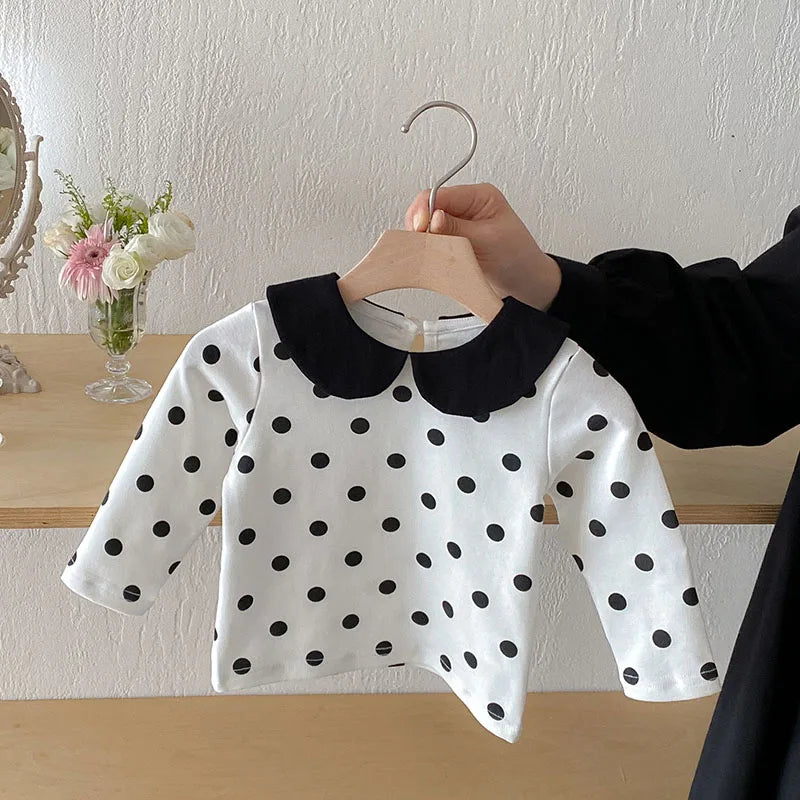 Hannah Peter Pan Collar Long-Sleeve Top