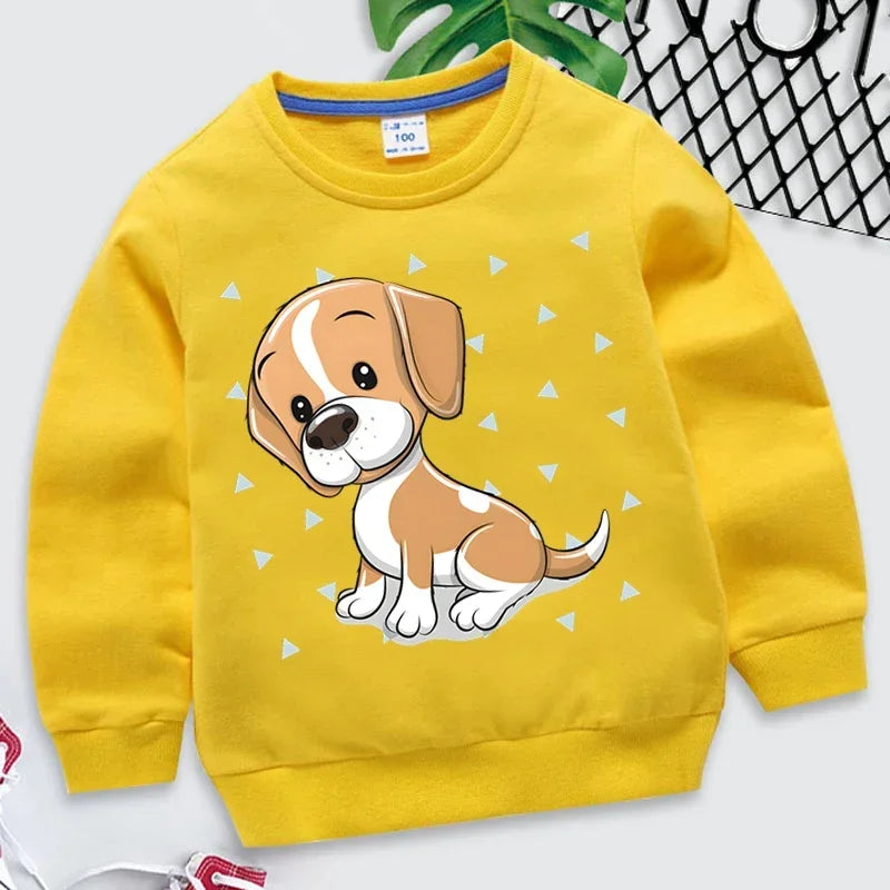 Gerson Animal Pullover Long Sleeve Sweatshirt