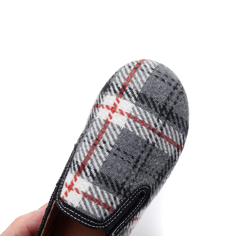 Boys Loafers Slip On Shoes Elastic White Grey Plaid - GuGuTon baby store - Baby Fashion - Toddlers Outfits - Babies Outfits - Toddler Clothes - Kids Clothing - Newborn Clothes - Newborn Wear - Kids Wear - Trending Clothes - Trending Outfits - Fall Fashion - Winter Fashion - Girls Clothes - Boys Clothes - Babies Wear - Kids Accessories - KidsWear - Summer Clothes - Summer Fashion - Summer Trend - Falls Sweaters - Tops - Bottom - Jeans - Blouse - Dresses - Newborn Dresses - Toys