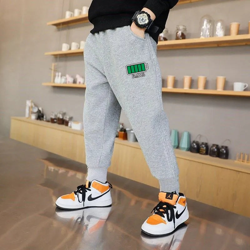 Thiago for Kids Fashion Loose Long Pants Trousers Boys Casual