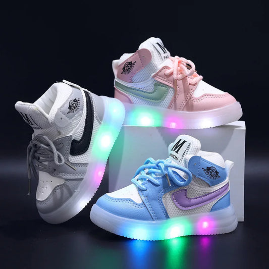 Junior Children Luminous Shoes for Toddlers with LED Lights
