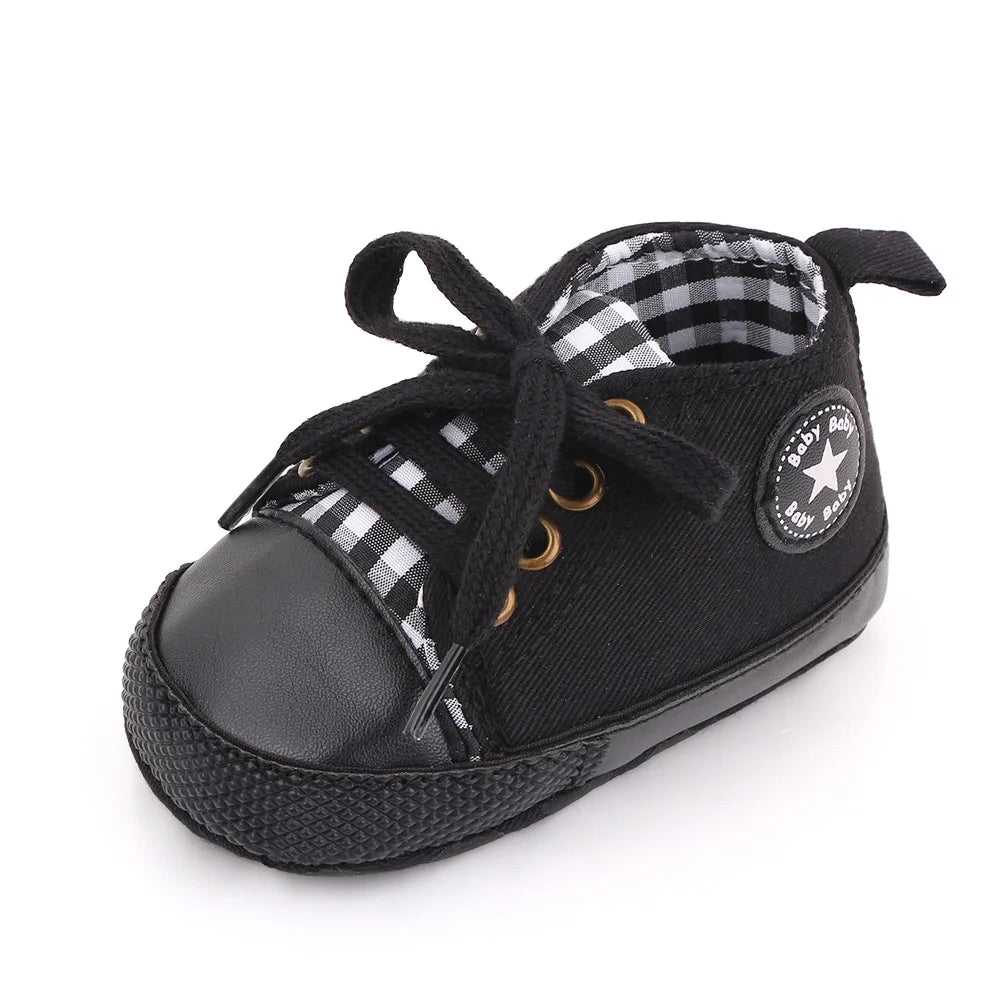 Spring New Baby Shoes Boy and Girl Classic Canvas Casual Sneakers