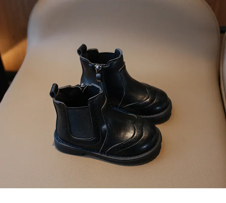 Versatile Baby Girl Boot Must-have Outdoor Lounging for Spring Autumn Clssic Princess Chelsea Short Boots Shoes