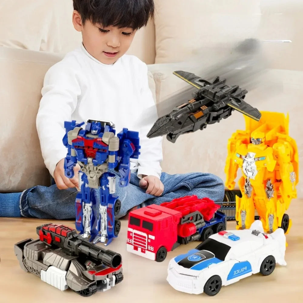 Transformation Toy Robot One Step Deformation Car - Dinosaur Toys