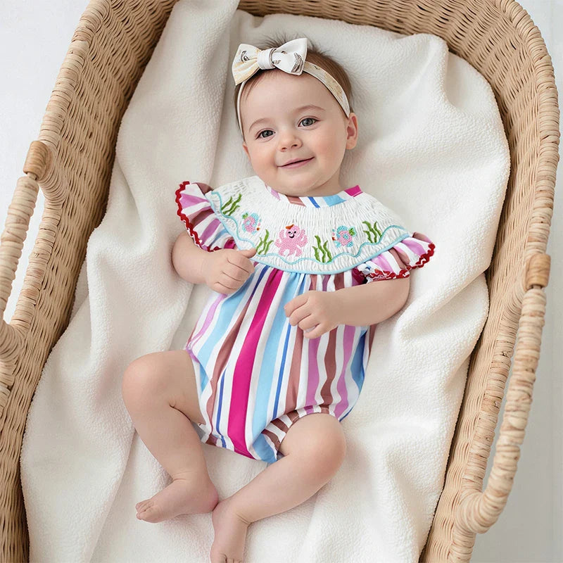 Stripe Summer Day Romper