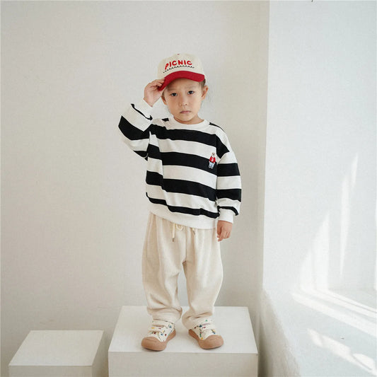 Enrrique New Baby Boy Long Sleeve Striped Sweater