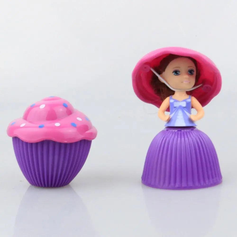 Magic Girls Toys Scented Play House Cupcake Princess Deformable Pastry Transformed Doll