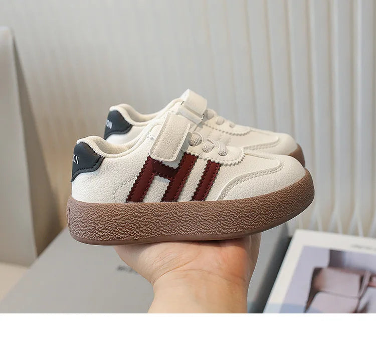 Children's Skate Shoes Girls White Sneakers 2026 Autumn New Fashion Boys Canvas Shoes Kids Sports Shoes Unisex Casual Shoes
