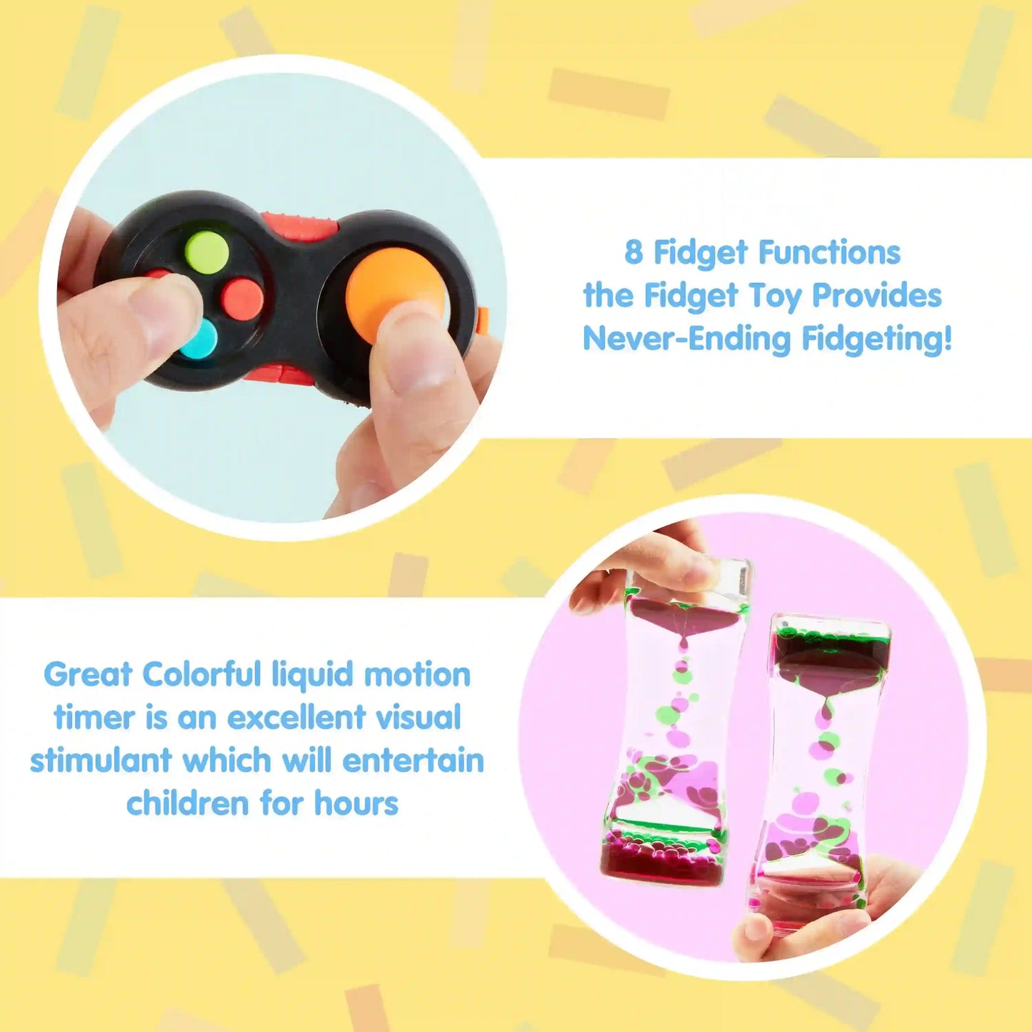 Joyfy 60 Pack Fidget Toys for Stress Relief
