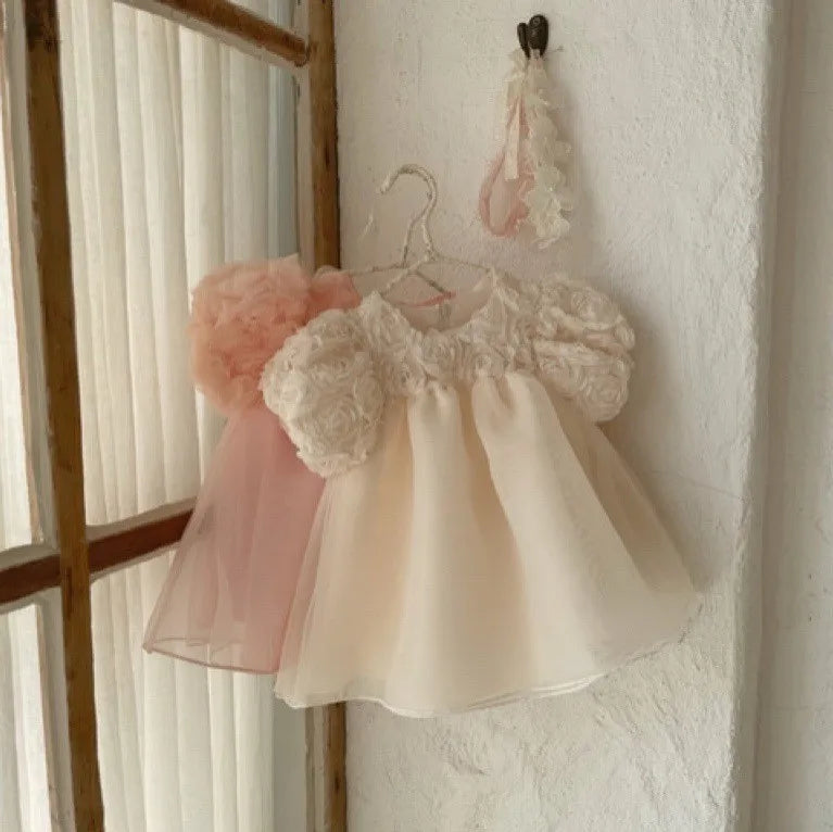 1st Birthday Party Baby Dress Summer Princess One Year Baby Girls Dress