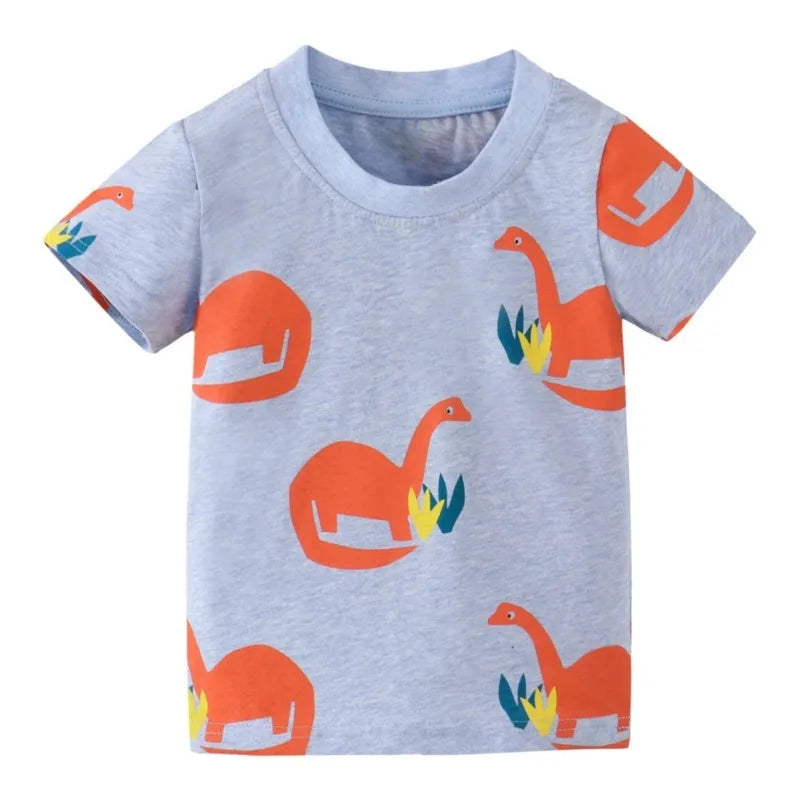 Richard Cartoon Printed Short Sleeve Tees - GuGuTon baby store - Baby Fashion - Toddlers Outfits - Babies Outfits - Toddler Clothes - Kids Clothing - Newborn Clothes - Newborn Wear - Kids Wear - Trending Clothes - Trending Outfits - Fall Fashion - Winter Fashion - Girls Clothes - Boys Clothes - Babies Wear - Kids Accessories - KidsWear - Summer Clothes - Summer Fashion - Summer Trend - Falls Sweaters - Tops - Bottom - Jeans - Blouse - Dresses - Newborn Dresses - Toys