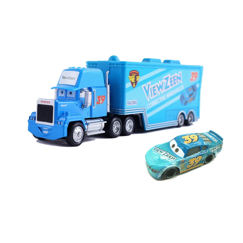 Cars 2 Mack Truck Pixar racing car Lightning McQueen Jackson Storm mini Car